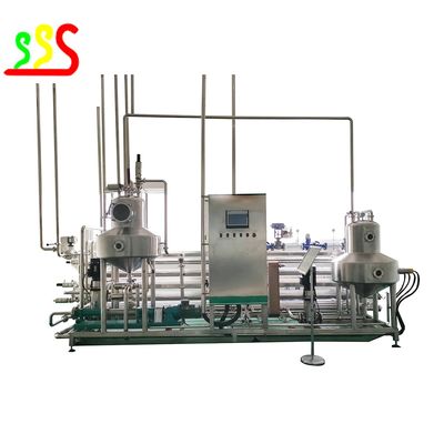 100L pelo material 304 de aço inoxidável da máquina do esterilizador de UHT da hora