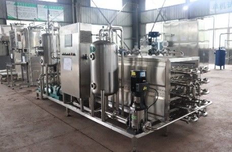 Máquina asséptica 1,2 Ton Per Hour do esterilizador de UHT da embalagem