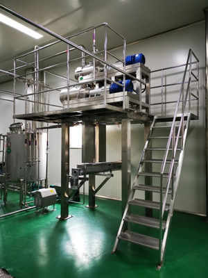 Linha de produção de purê e pasta de maçã fresca Embalagem asséptica 2t/H Entrada