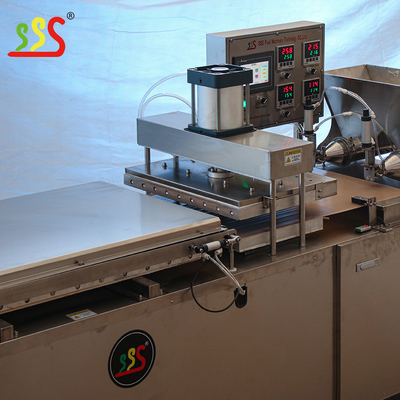 Stainless Steel Pita Production Line Temperature Control Range 0-300℃ 220V / 380V