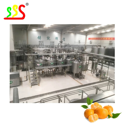 304 Stainless Steel Food Grade Automatic Fruit Vegetable Processing Line High Efficient