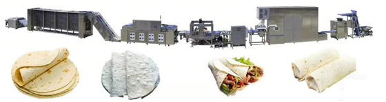 Nova máquina automática para fazer pão de Roti Corn Tortilla Pita