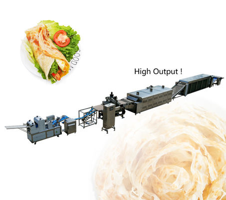 20cm Tortilla Masters Equipment , Adjustable Tortilla Production Line