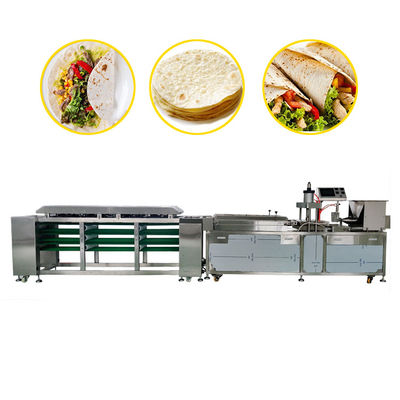 1300Pcs/Hour Stainless Steel Commercial Tortilla Machine With Two Heads
