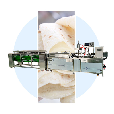 Silver Electric Tortilla Maker Design de linha única para produção rápida e consistente de tortilhas