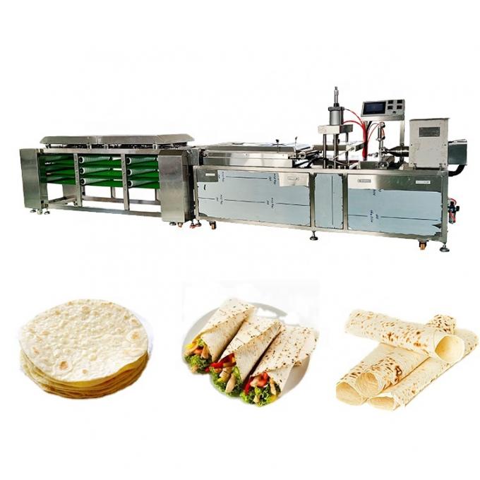linha de produção de aquecimento elétrica da tortilha 1300pcs/h de 10cm 0