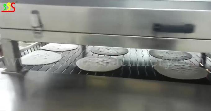 linha de produção de aquecimento elétrica da tortilha 1300pcs/h de 10cm 1