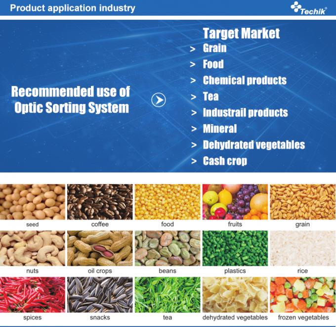 Mini máquina de classificação de cor de arroz / grãos de café para mercados africanos 3